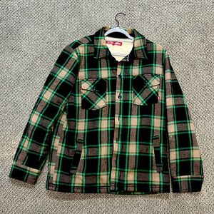 Men’s vans flannel jacket size medium